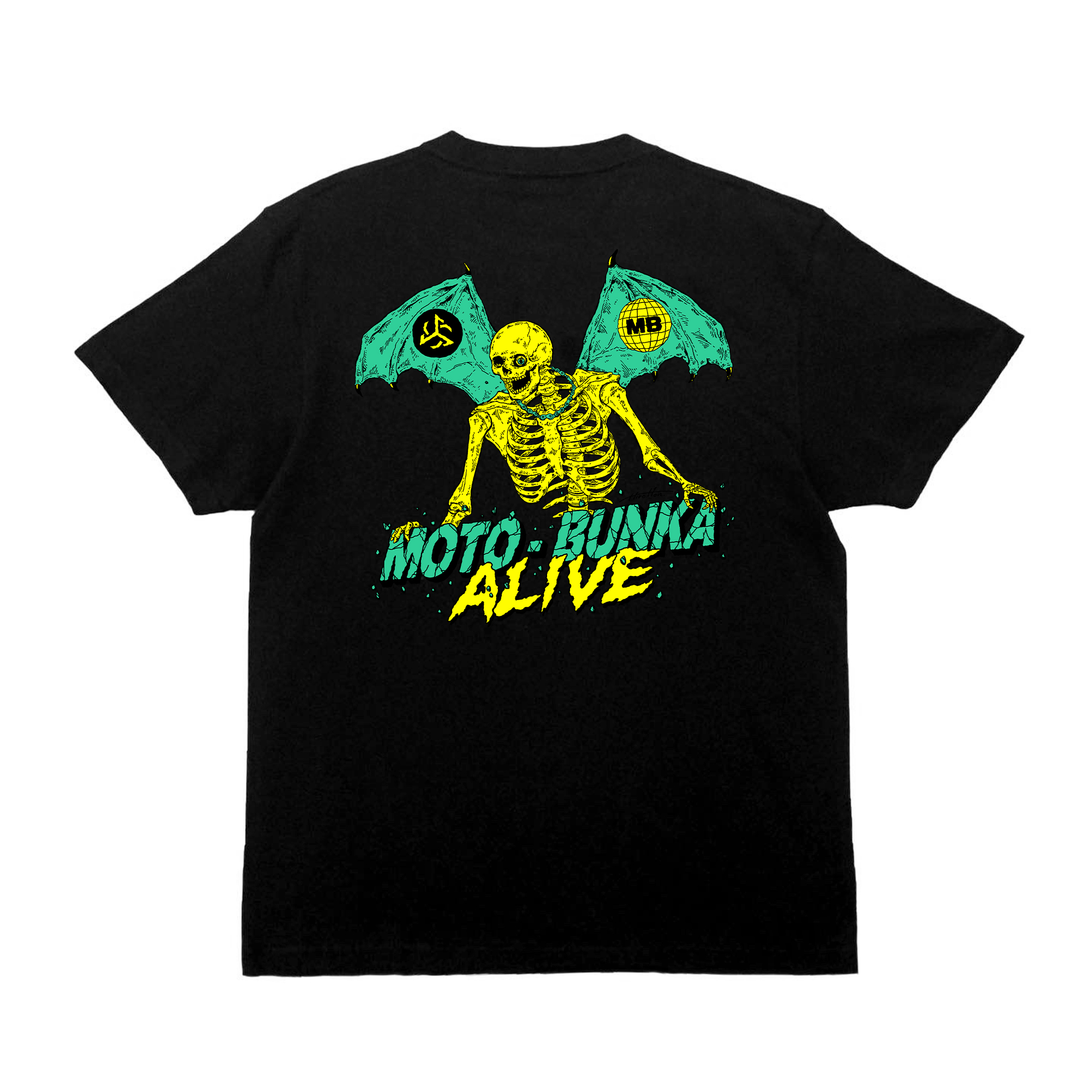 ALIVE X MOTO-BUNKA – Limited Collaboration T-Shirt Designed